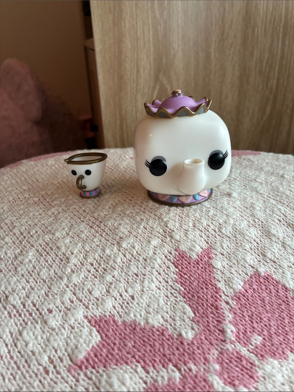 Funko Pop Mrs Teapot and Chip